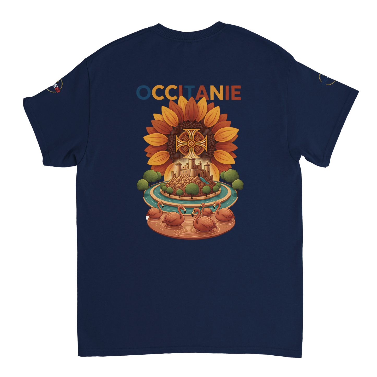 T-shirt Unisexe Occitanie – Coton Épais Premium