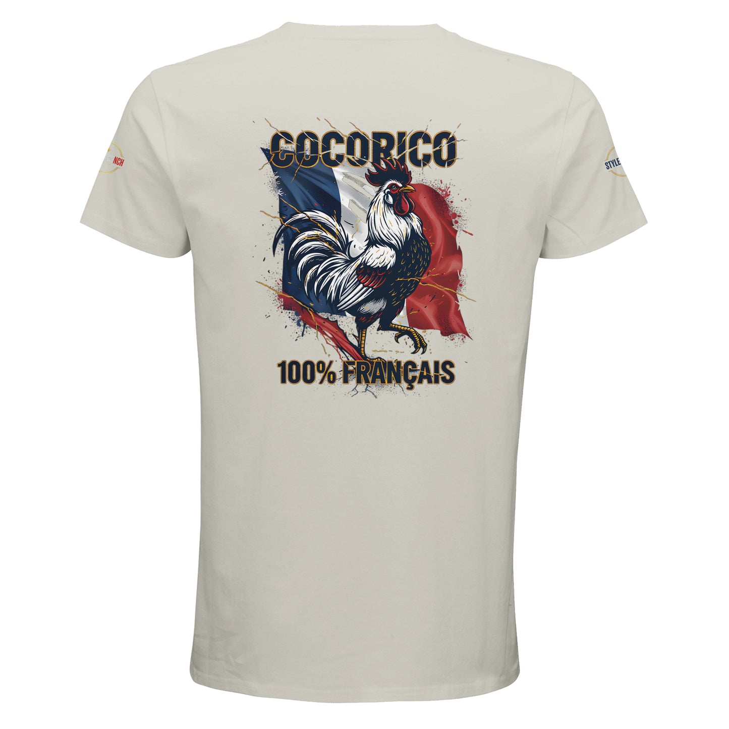 T-shirt Homme Cocorico - Coton Bio Premium à Col Rond