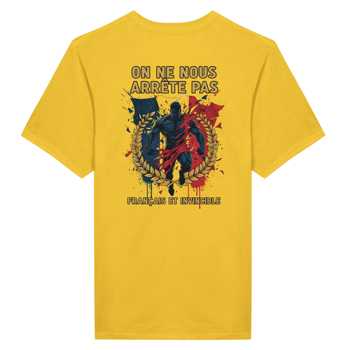 T-shirt Homme « On Nous Arrête Pas » - Classique Ras du Cou Gildan 64000