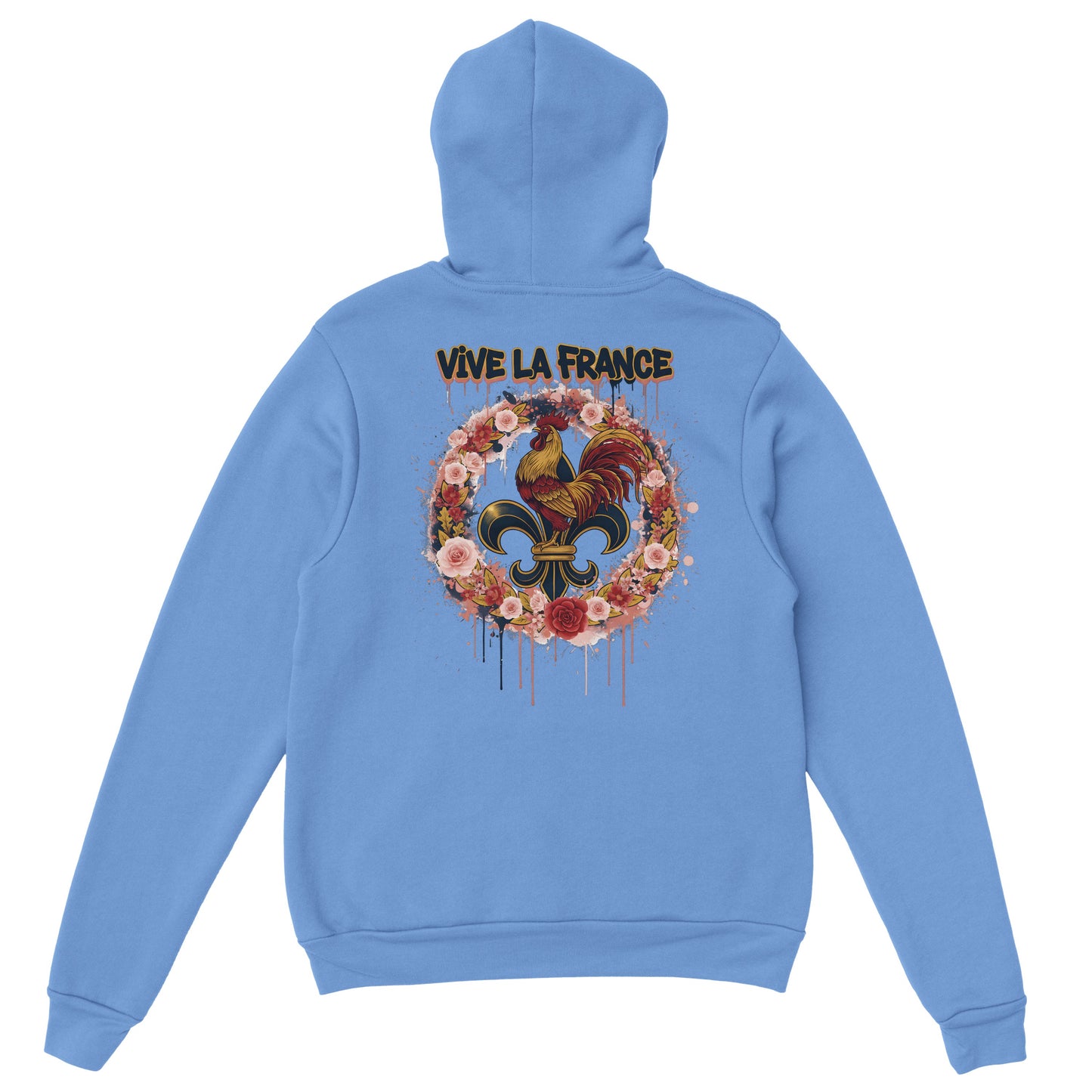 Sweat à capuche femme  Vive la France – Hoodie Premium Confortable et Résistant