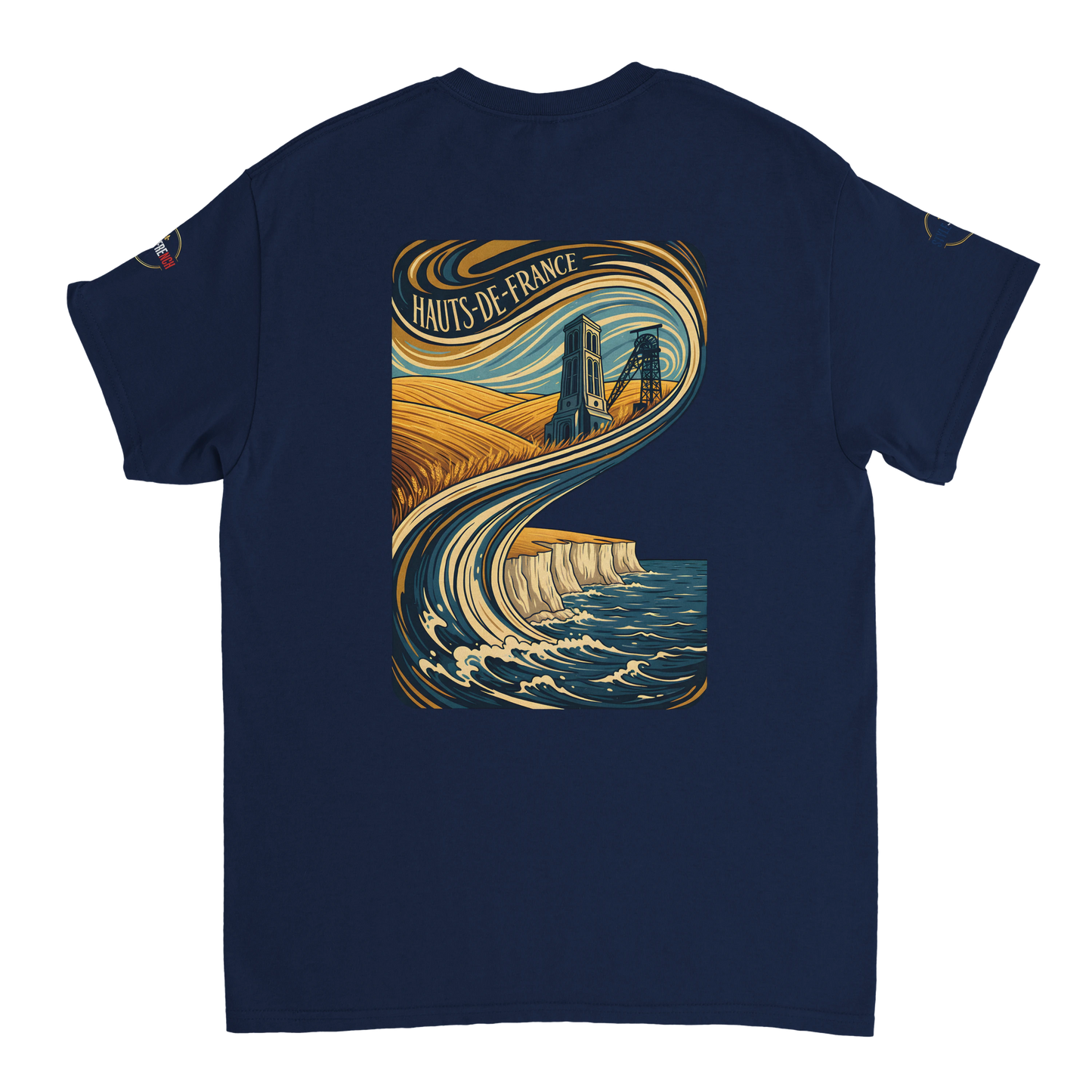 T-shirt Unisexe Haut de France - Coton Épais Premium