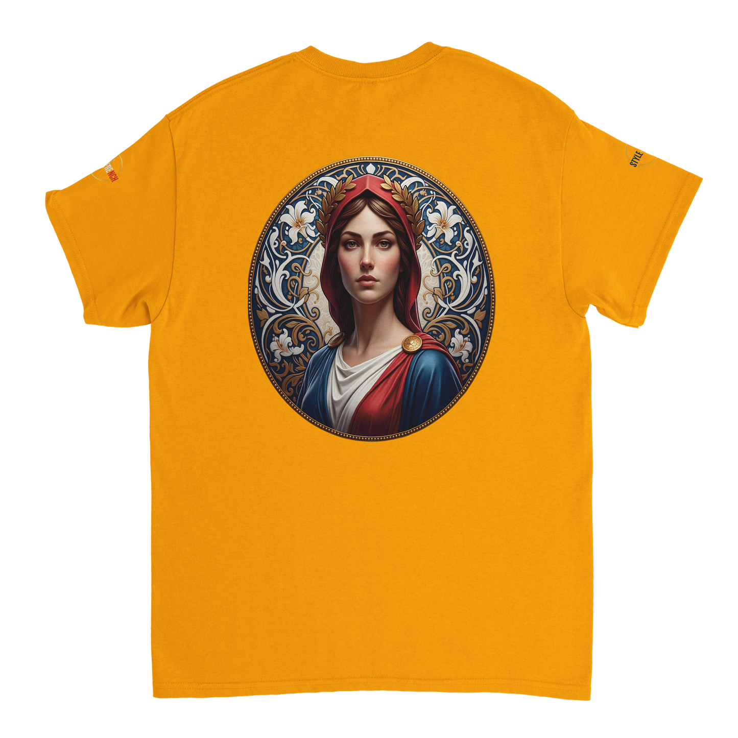 T-shirt Femme Marianne – Coton Épais Coupe Classique