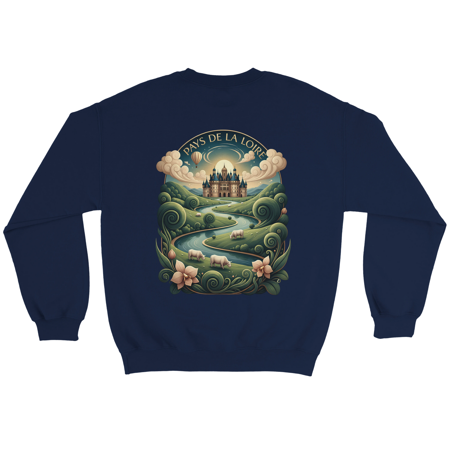 Sweat-shirt Unisexe Pays de la Loire – Confort Premium et Coupe Classique