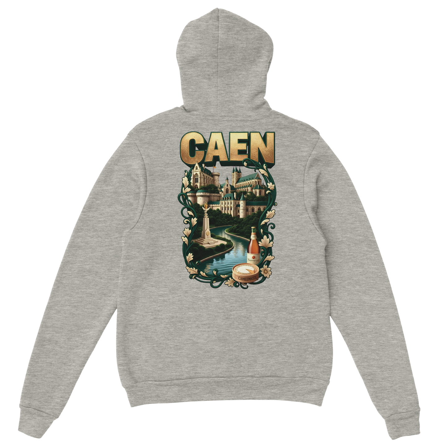 Sweat à capuche Caen - Ville de France - Unisexe Premium