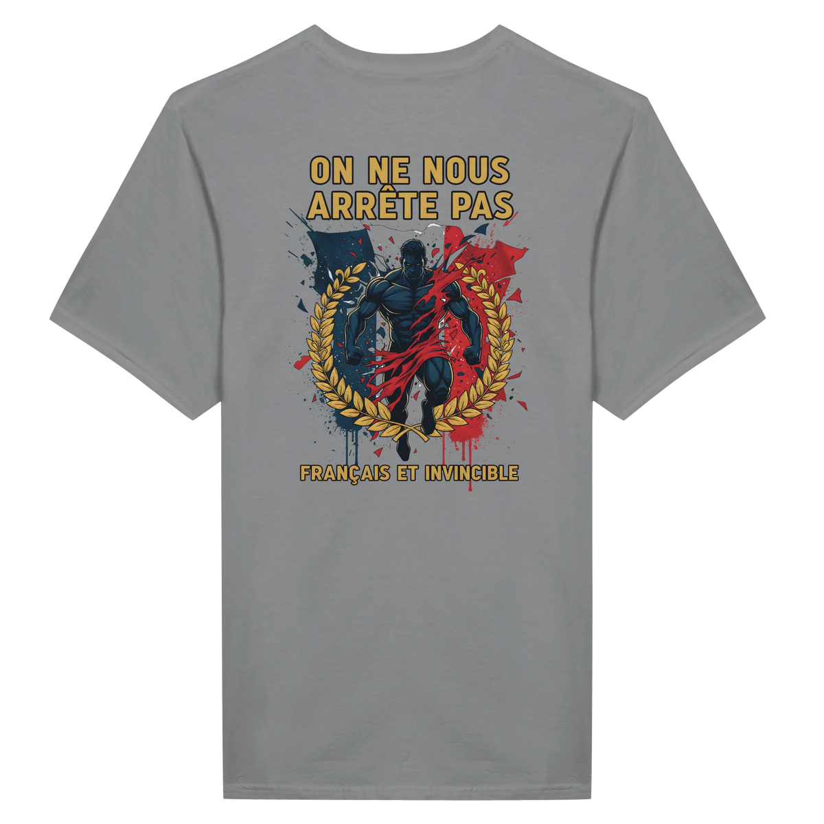 T-shirt Homme « On Nous Arrête Pas » - Classique Ras du Cou Gildan 64000