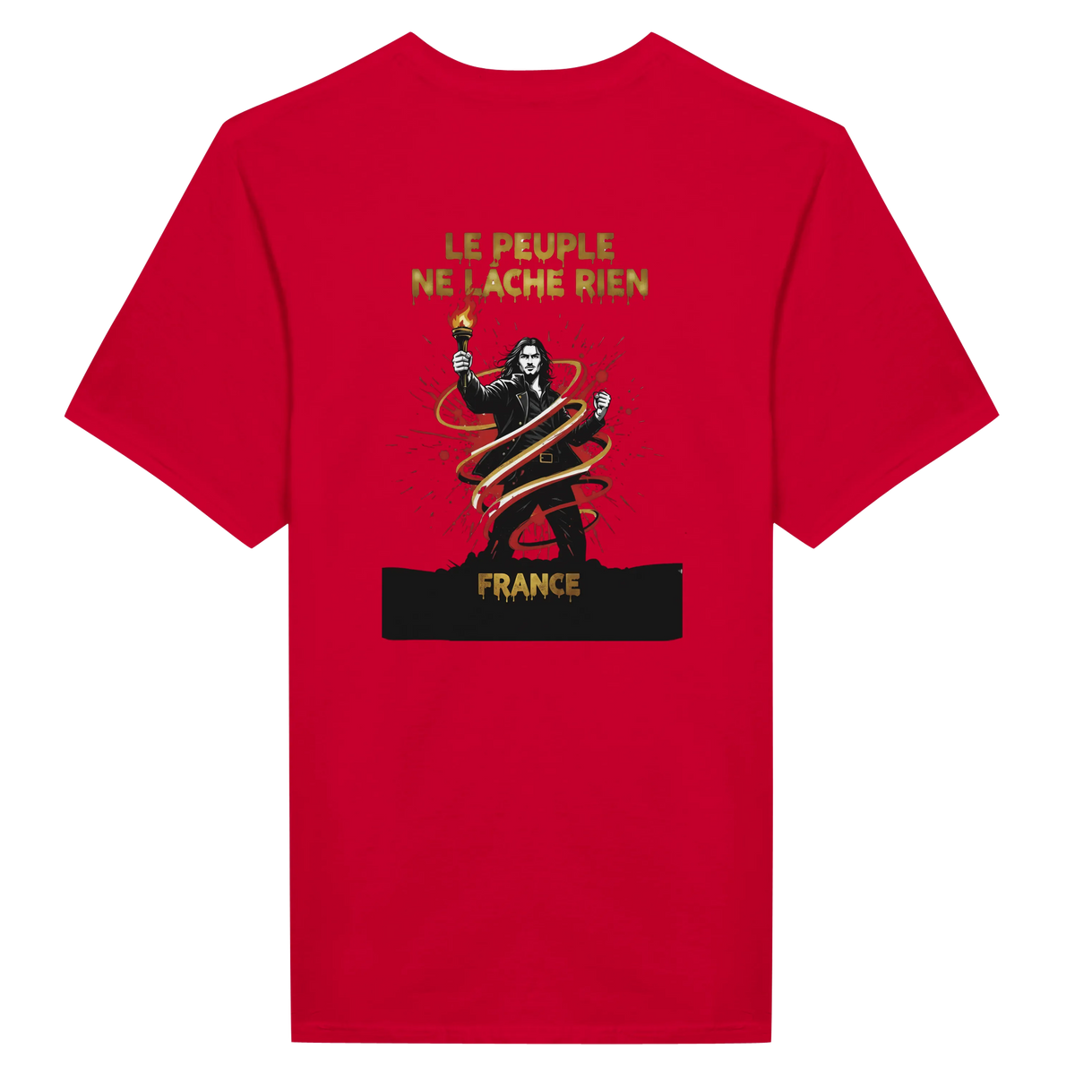T-shirt Le Peuple Ne Lâche Rien – T-shirt Activiste Premium