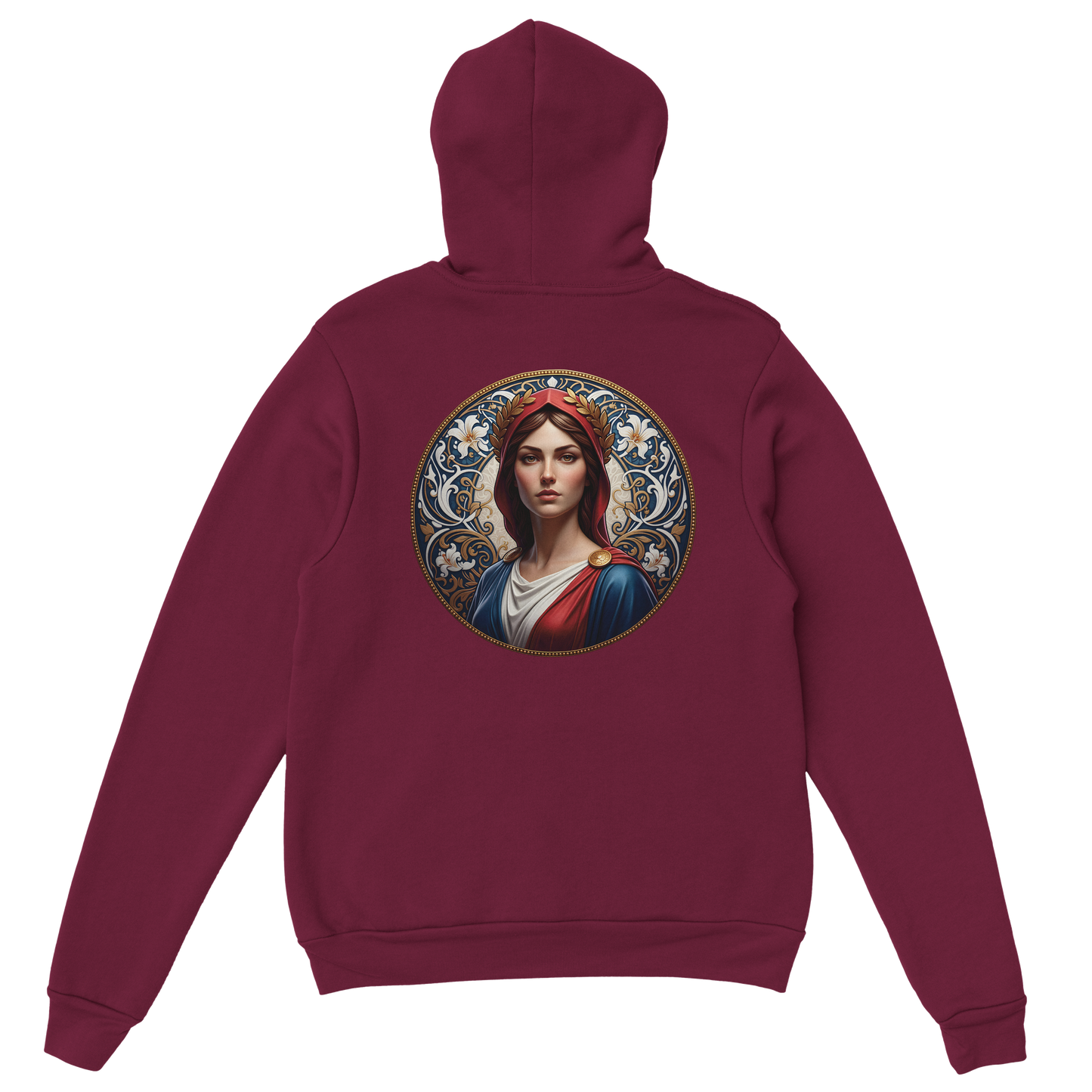 Sweat à capuche femme Marianne - Hoodie en coton et polyester