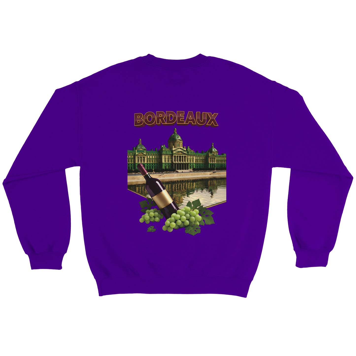 Sweat-shirt Unisexe Bordeaux Ville de France – Classique et Confortable