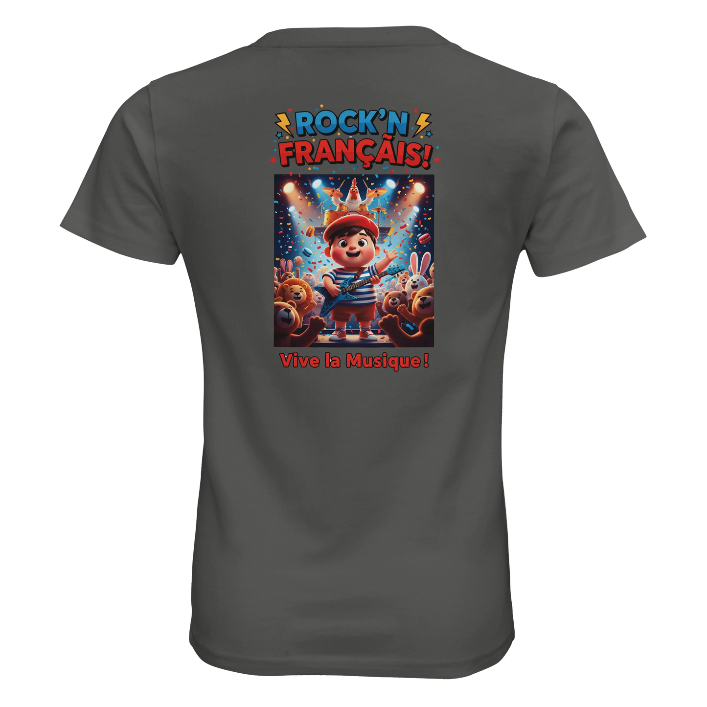 T-shirt Garçon Rock'n Français – Coton Bio Confortable