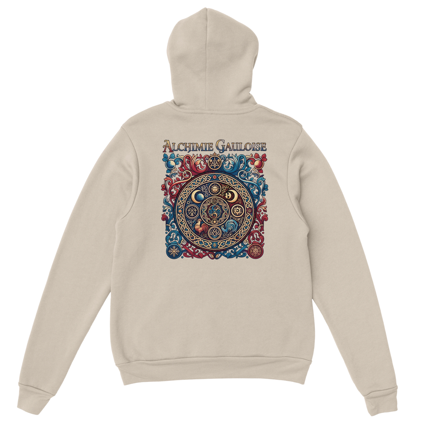 Sweat à capuche homme Alchimie Gauloise – Hoodie premium en coton mélangé