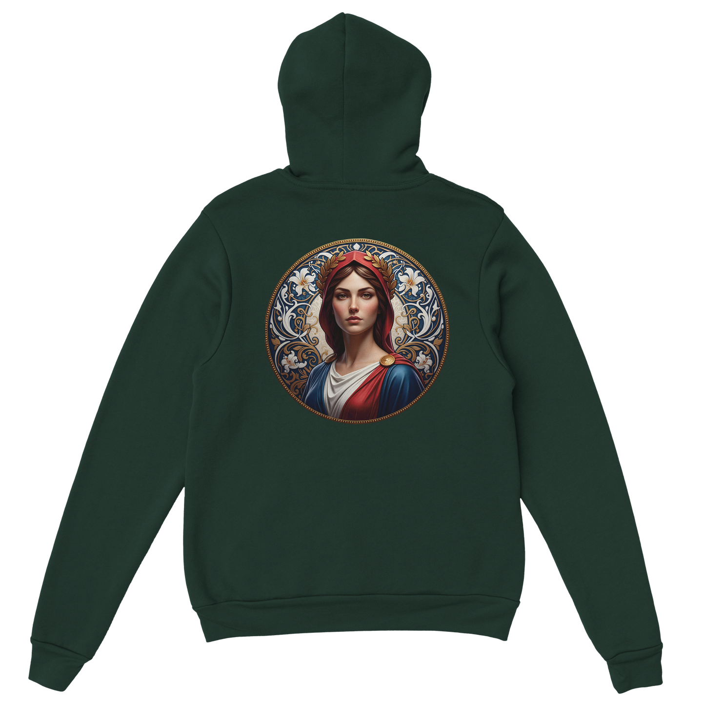 Sweat à capuche femme Marianne - Hoodie en coton et polyester