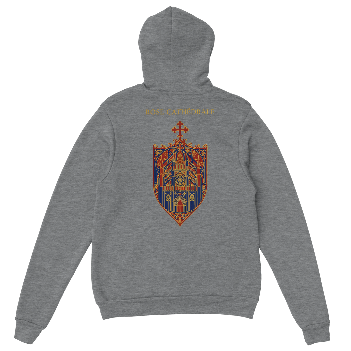 Sweat à capuche femme Rose Cathédrale – Confort Premium