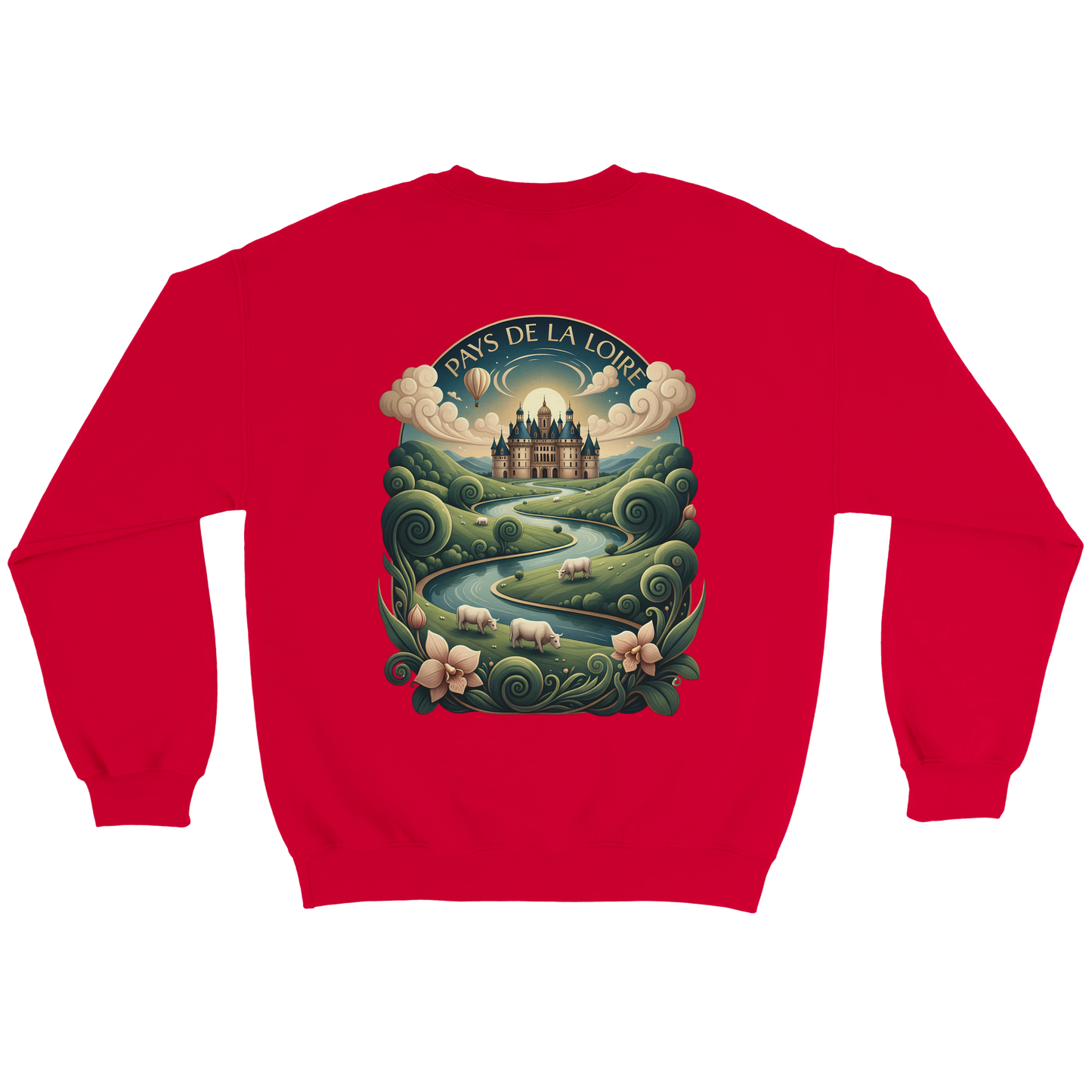Sweat-shirt Unisexe Pays de la Loire – Confort Premium et Coupe Classique