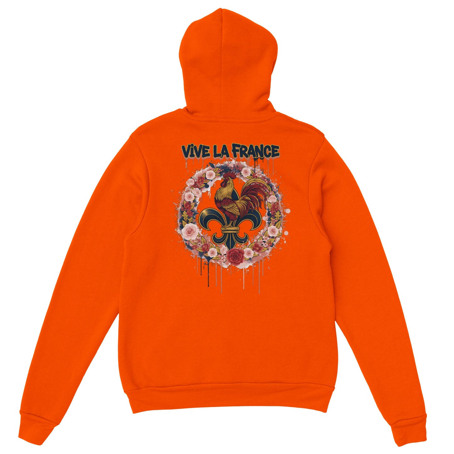 Sweat à capuche femme  Vive la France – Hoodie Premium Confortable et Résistant