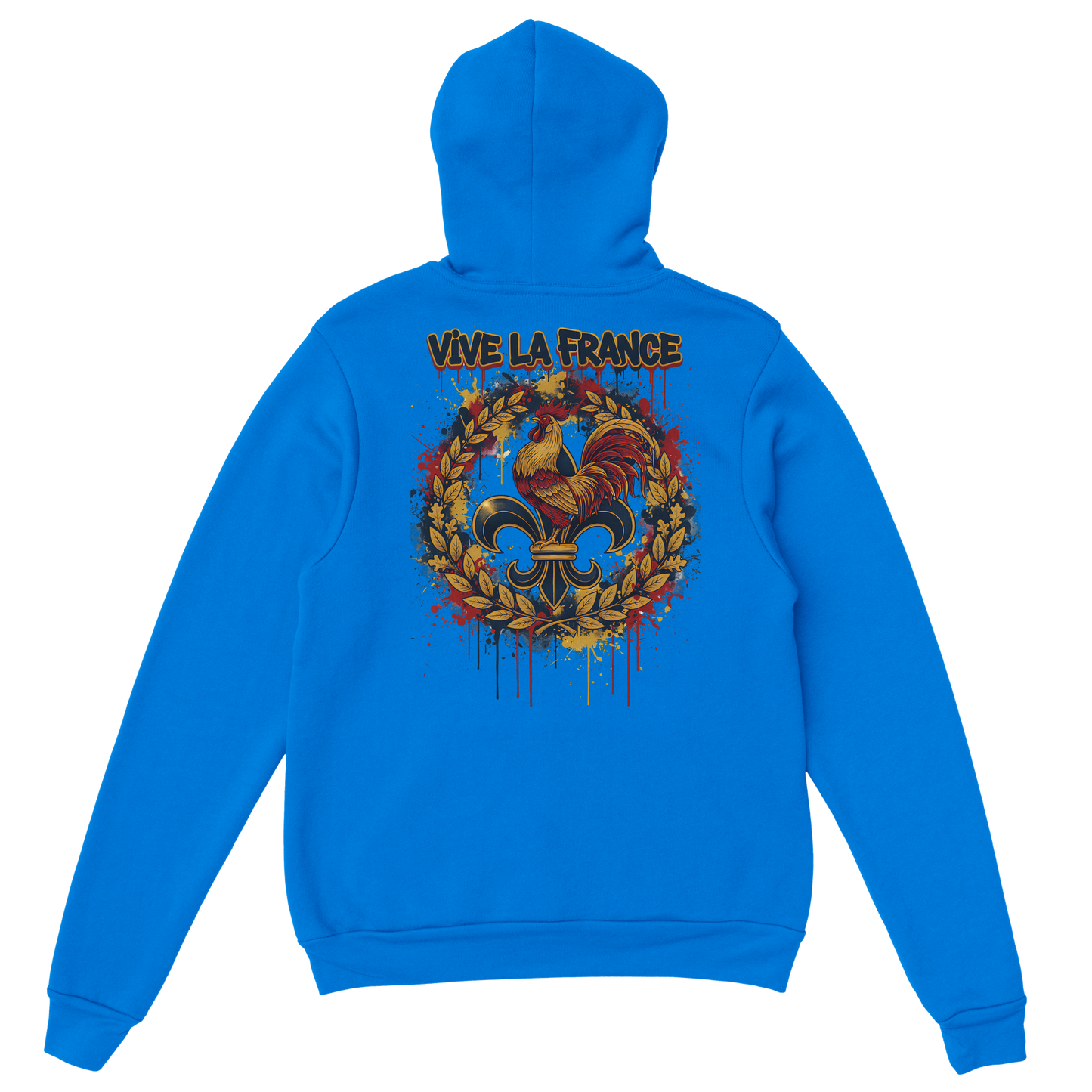 Sweat à Capuche Homme Vive la France – Confort et Style Tricolore