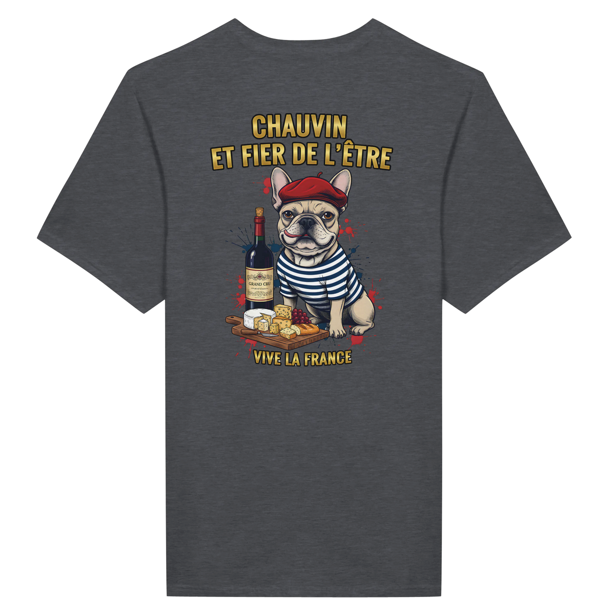 T-shirt Homme Chauvin et Fier de l'Être - Classique Ras du Cou Gildan 64000
