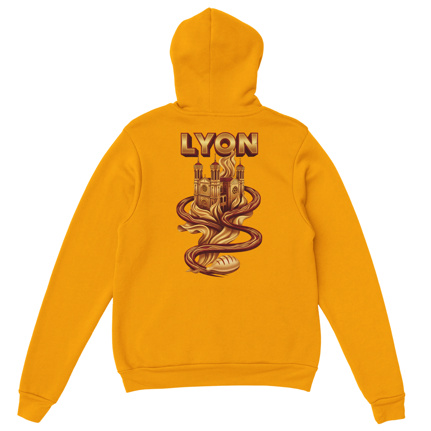 Sweat à Capuche Unisexe Lyon – Design Ville de France