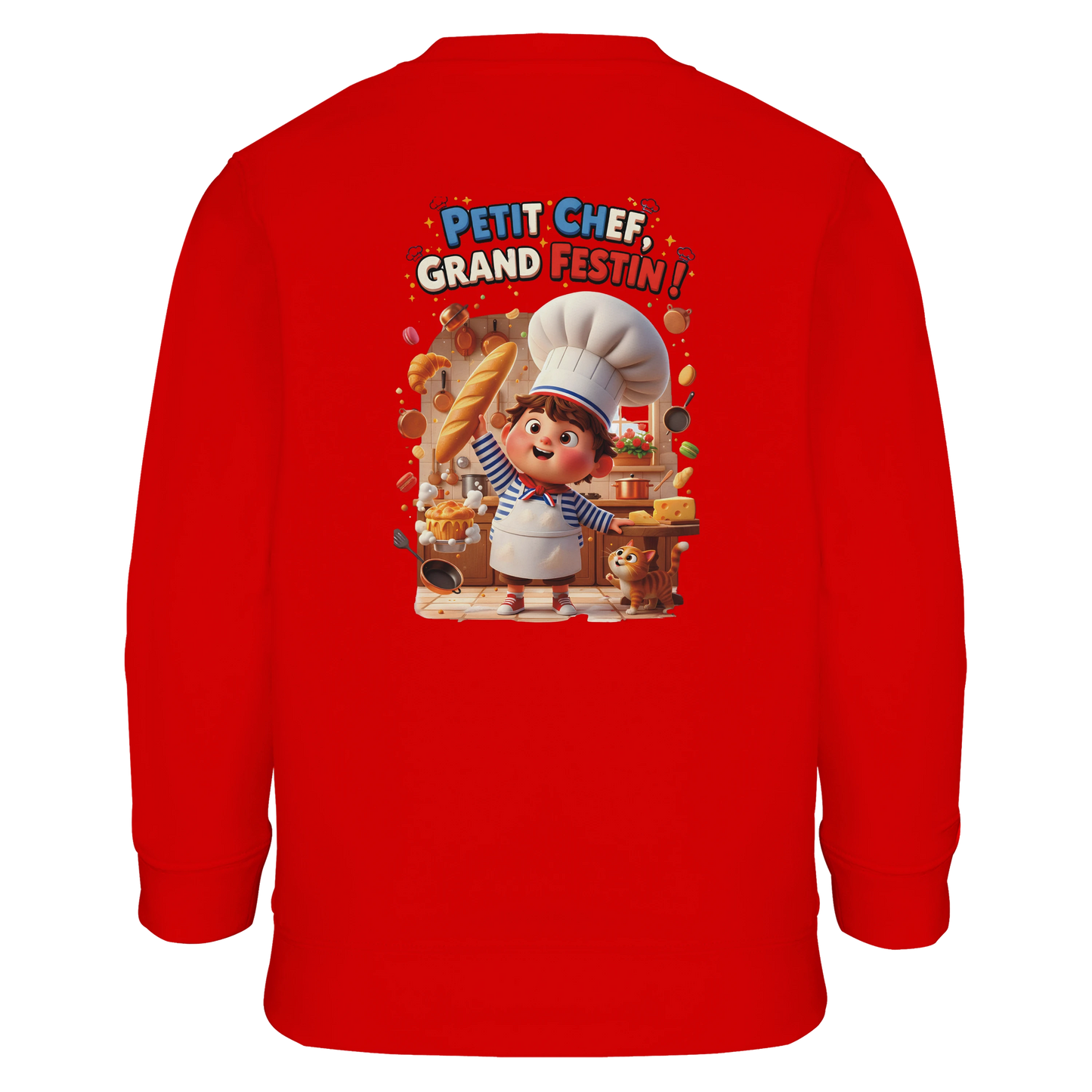 Petit Chef Grand Festin Sweat-shirt Enfant – Sweat Éco-responsable Confortable