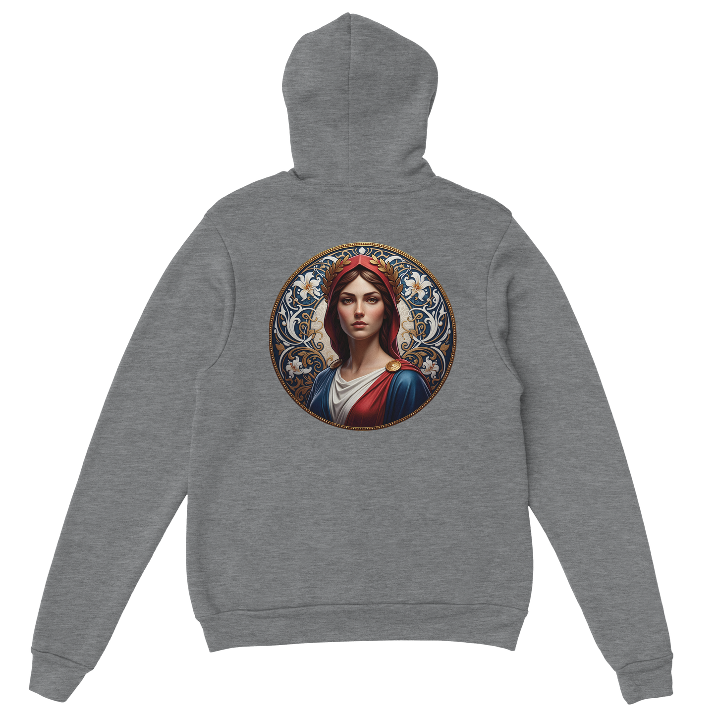 Sweat à capuche femme Marianne - Hoodie en coton et polyester