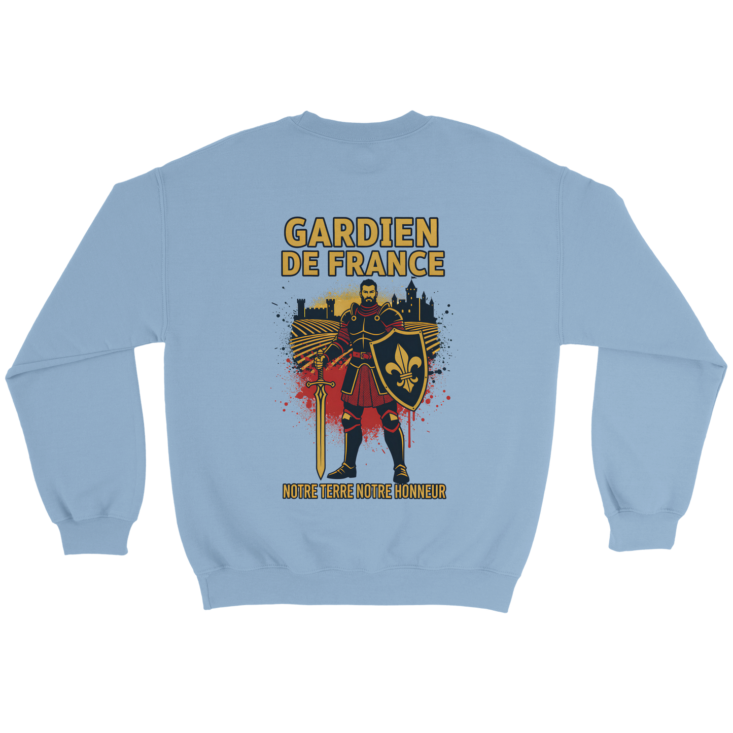 Sweat-shirt Homme Gardien de France - Premium French Heritage Apparel