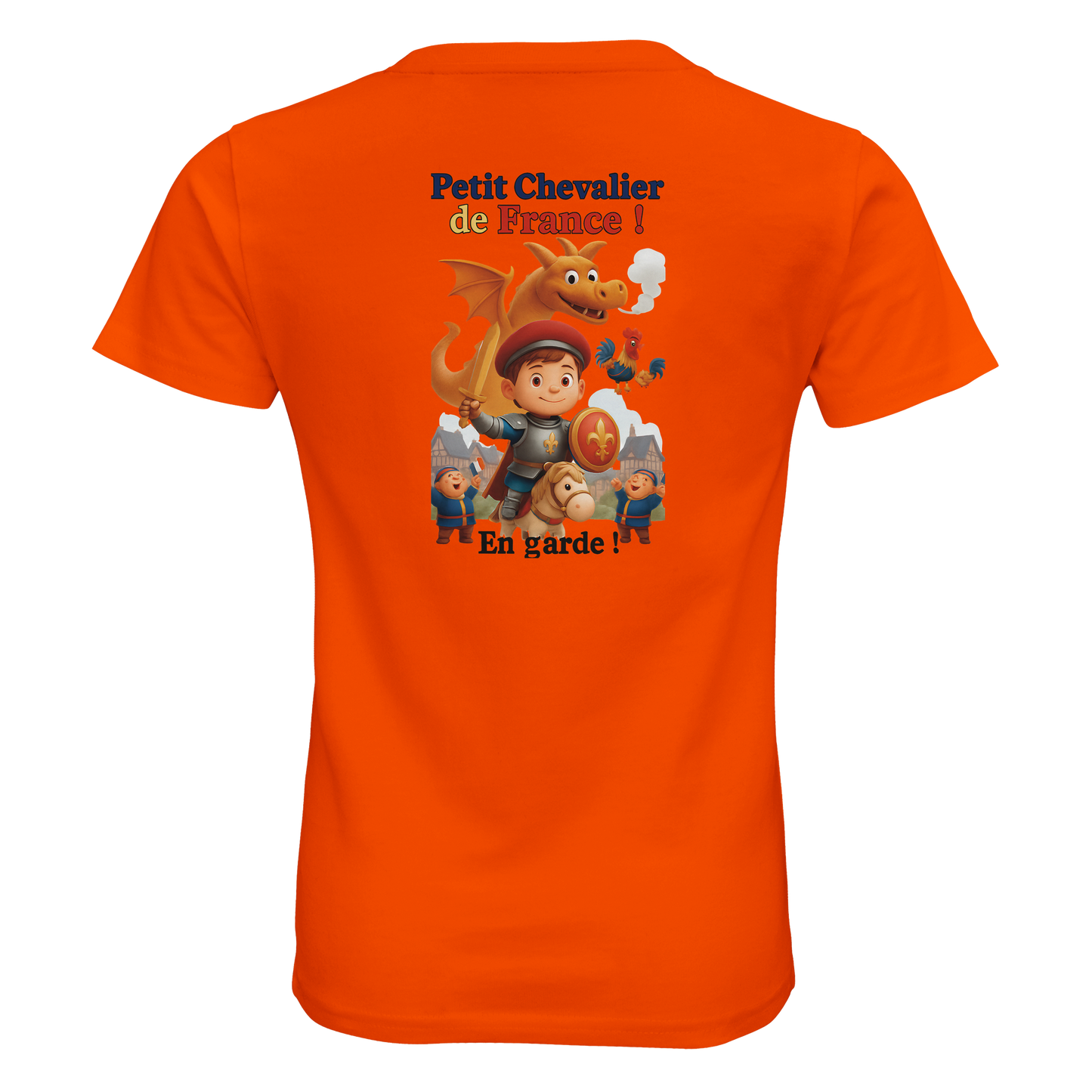 Organic slim-fit T-shirt for boys Little Knight of France | SOL'S Pioneer Kids 03578