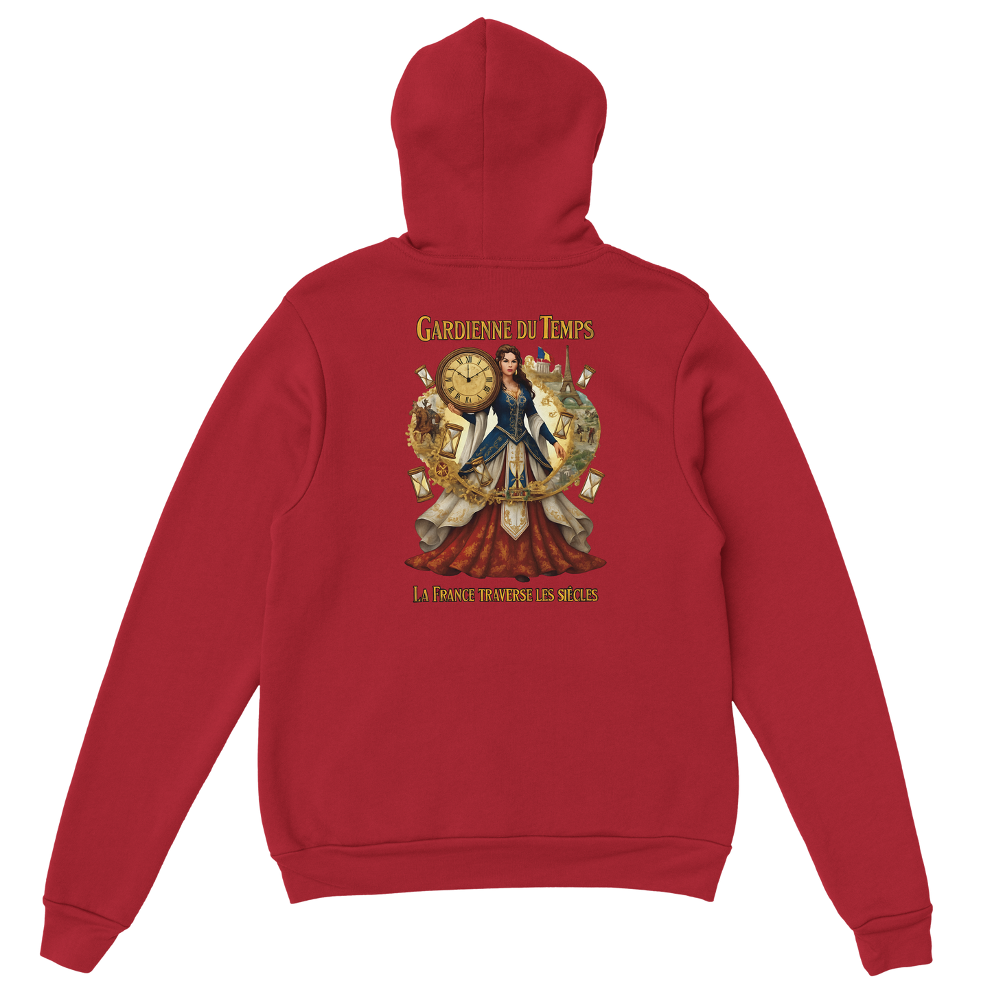 Sweat à Capuche Femme Gardienne du Temps - Confort Premium