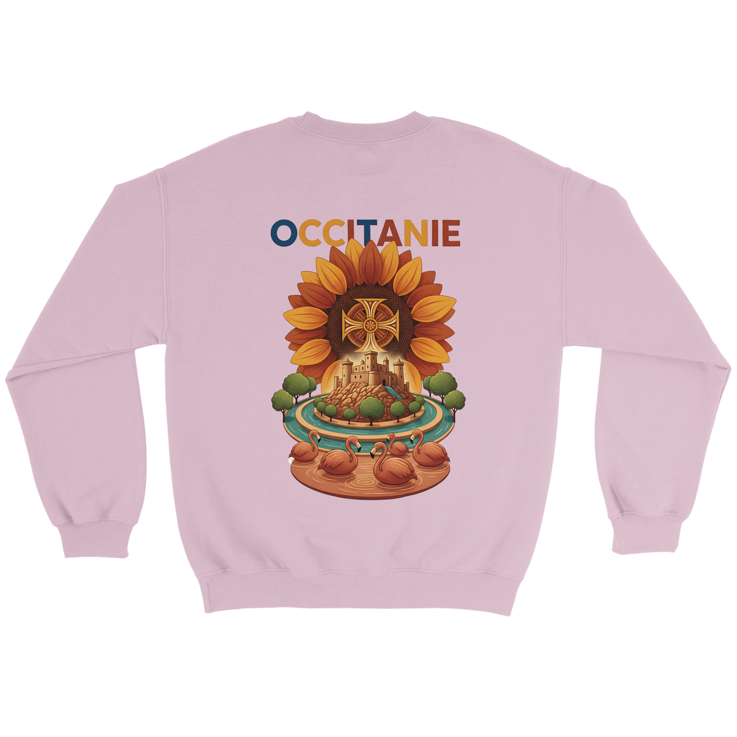 Sweat-shirt Unisexe Occitanie – Sweat Confortable et Résistant