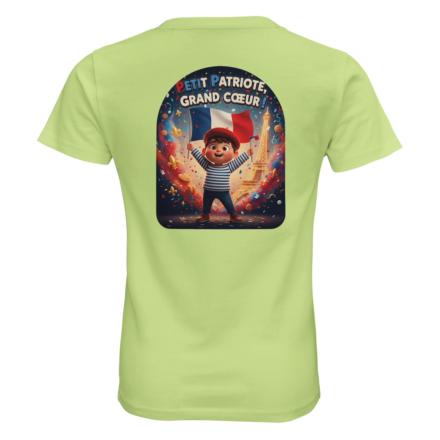 T-shirt Garçon Petit Patriote - Coton Bio Premium