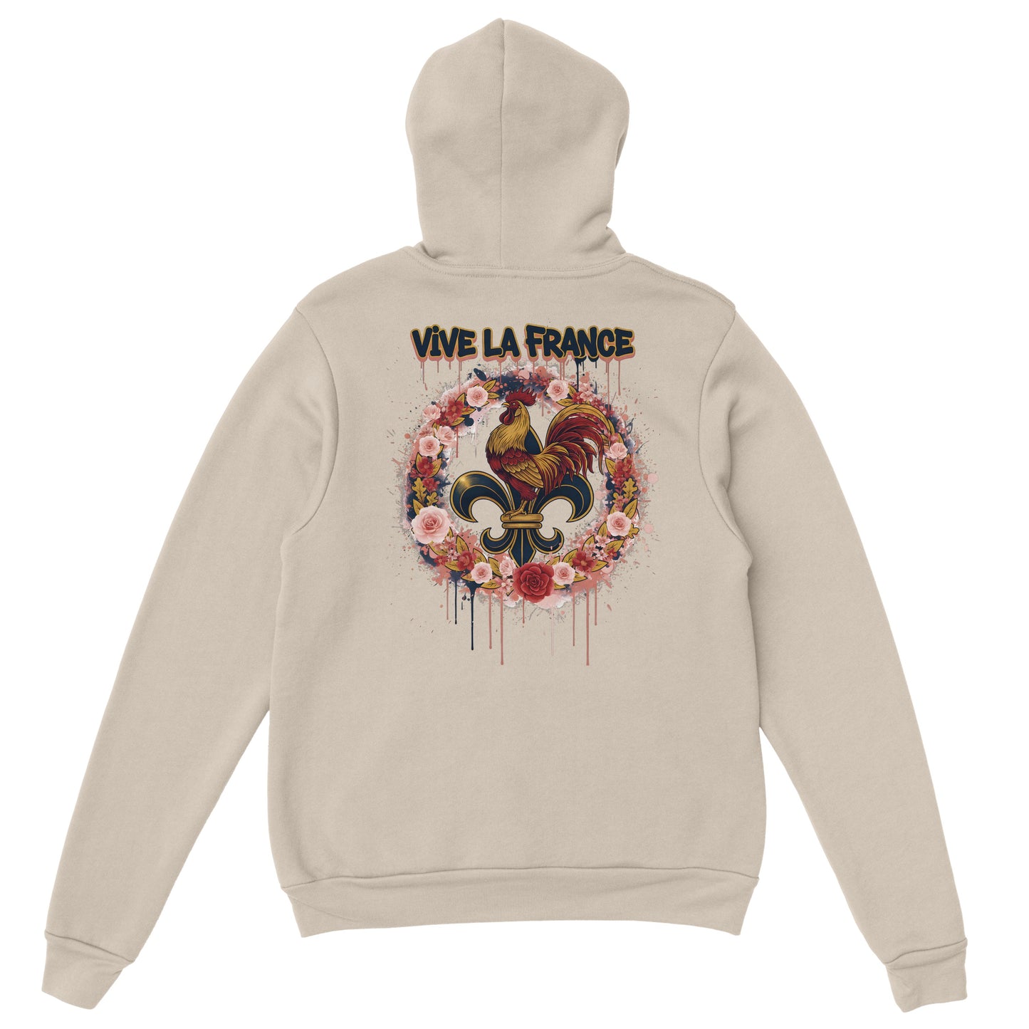 Sweat à capuche femme  Vive la France – Hoodie Premium Confortable et Résistant