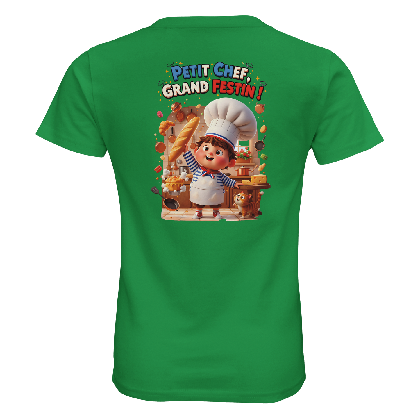 T-Shirt Petit Chef Grand Festin – 100% Coton Bio