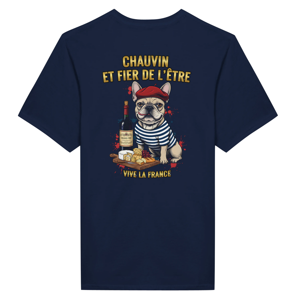 T-shirt Homme Chauvin et Fier de l'Être - Classique Ras du Cou Gildan 64000