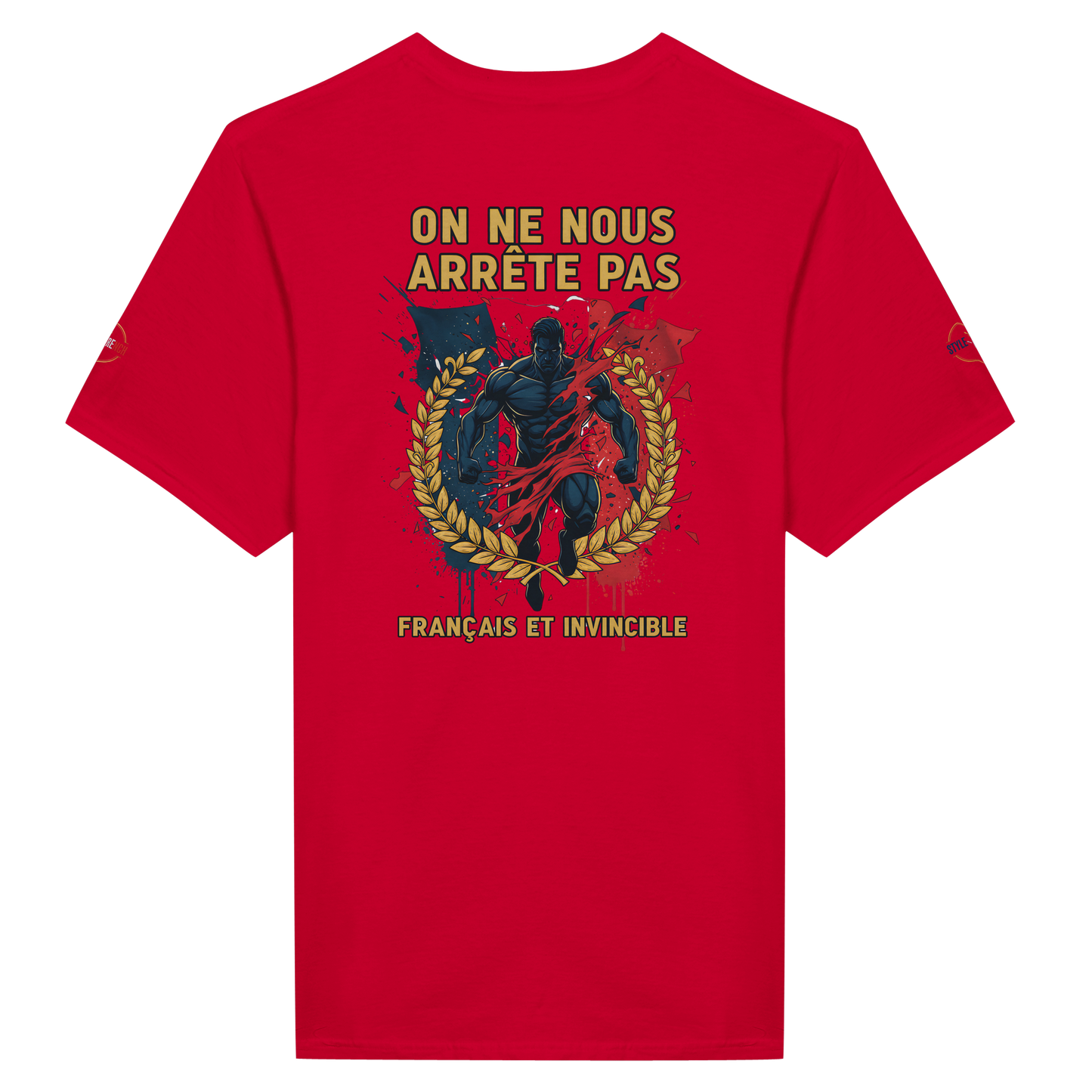 T-shirt Homme 'On  nous arrête pas' – Coton Premium Confort