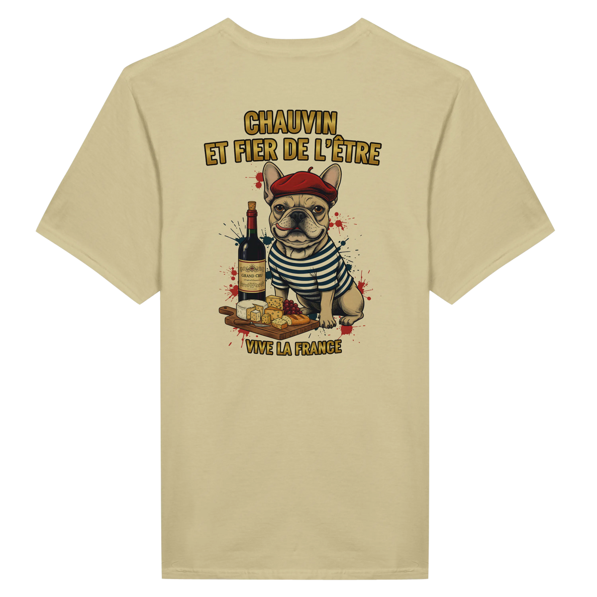 T-shirt Homme Chauvin et Fier de l'Être - Classique Ras du Cou Gildan 64000