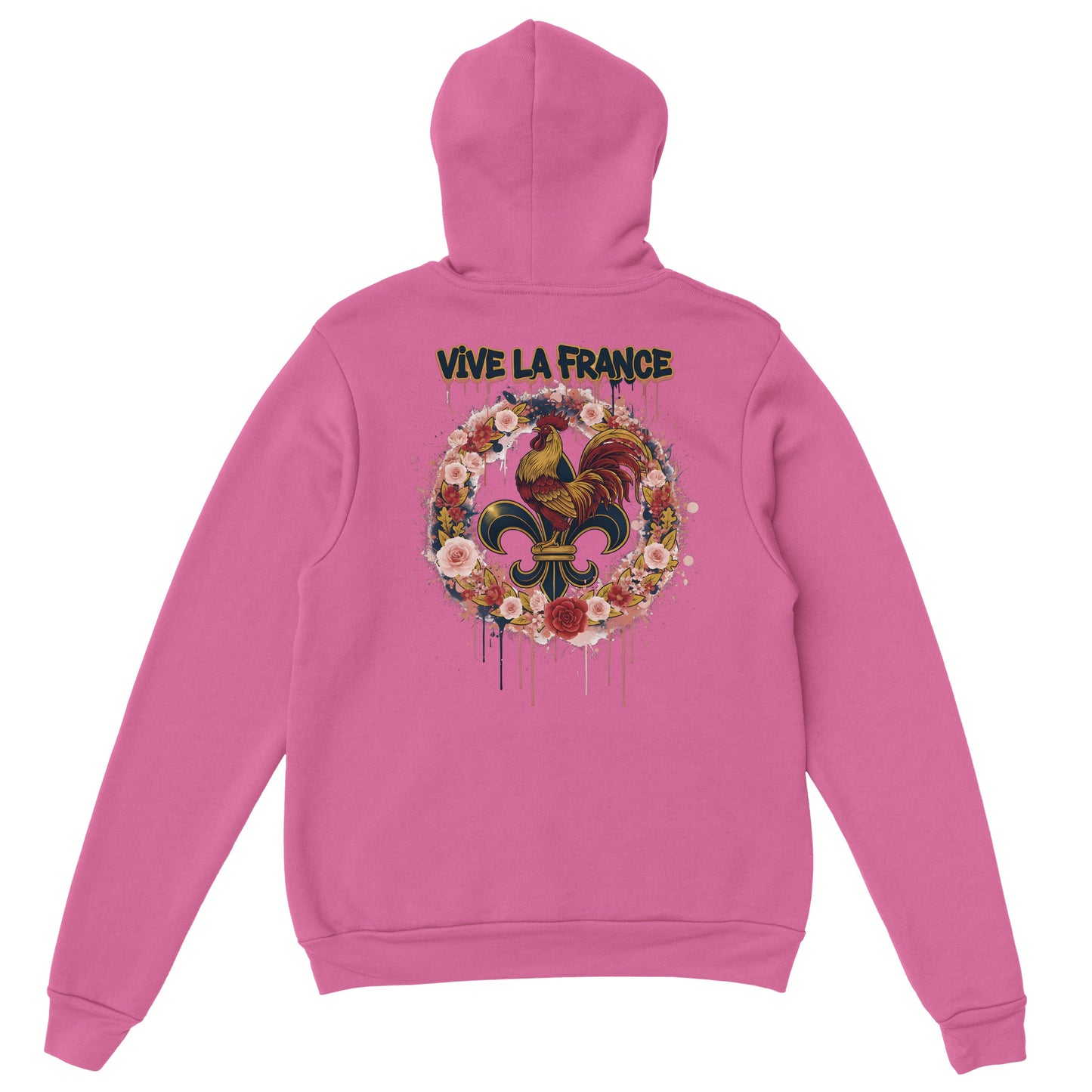 Sweat à capuche femme  Vive la France – Hoodie Premium Confortable et Résistant