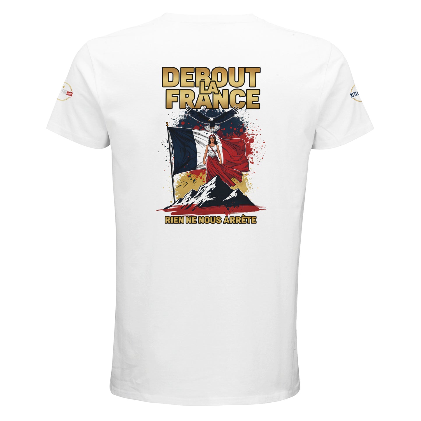 T-shirt Femme Debout la France – 100% Coton Bio