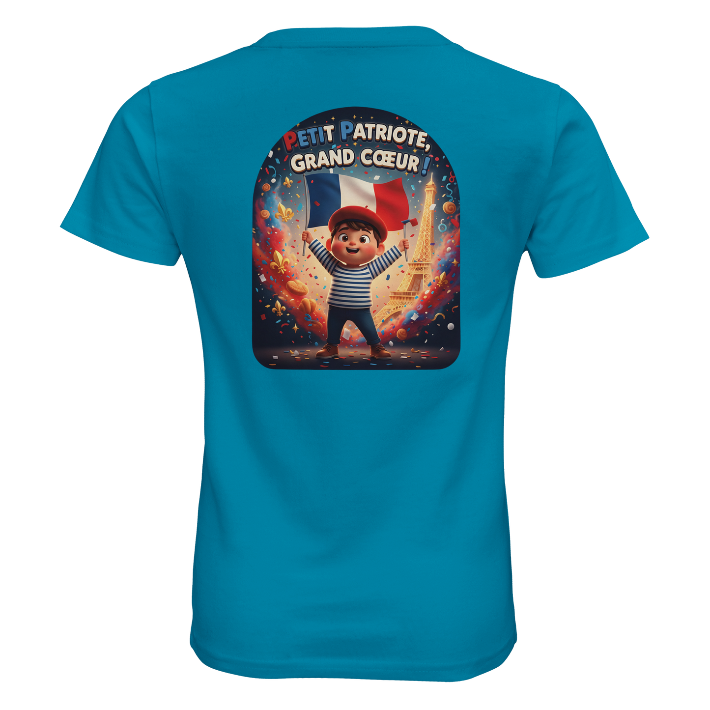 T-shirt Garçon Petit Patriote - Coton Bio Premium