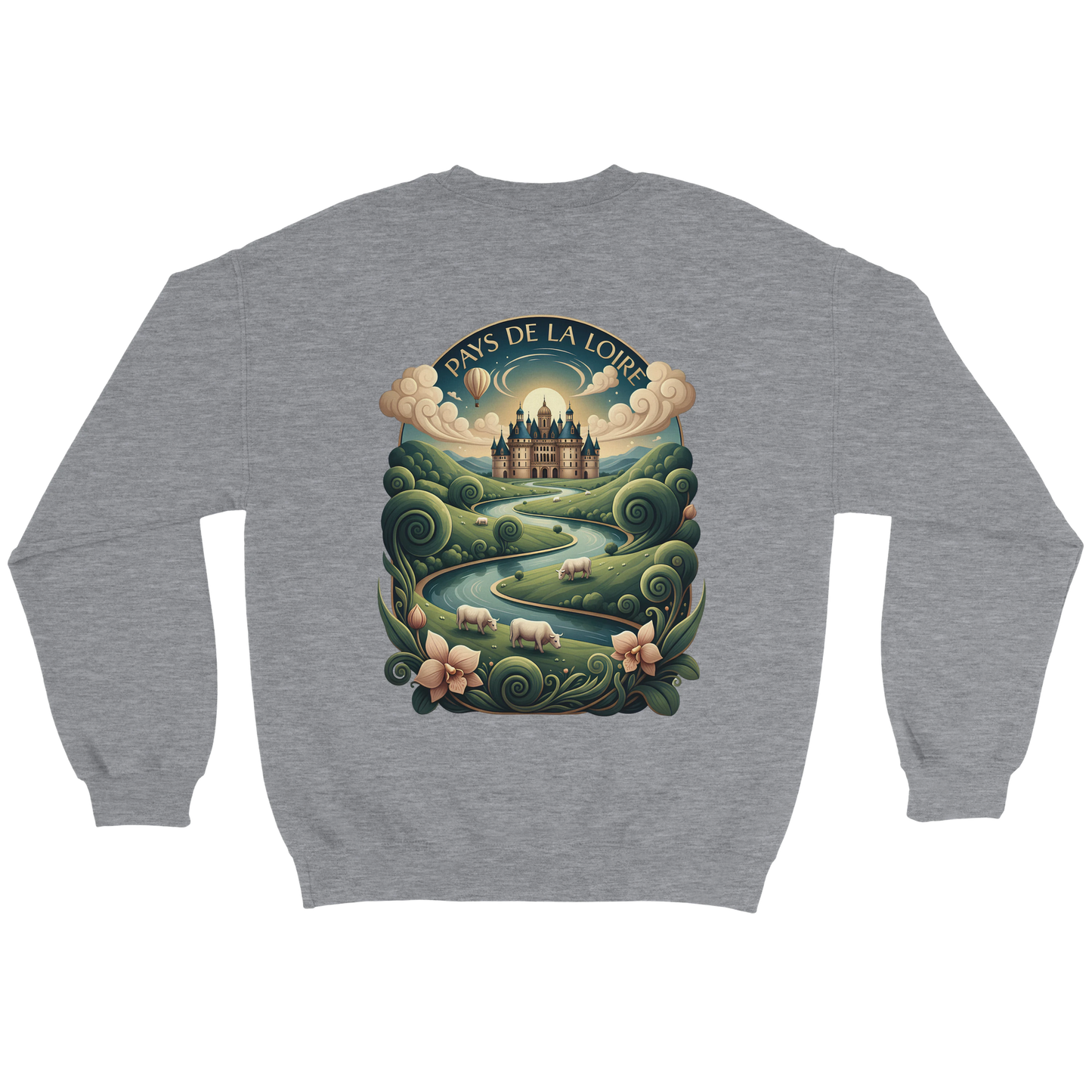 Sweat-shirt Unisexe Pays de la Loire – Confort Premium et Coupe Classique