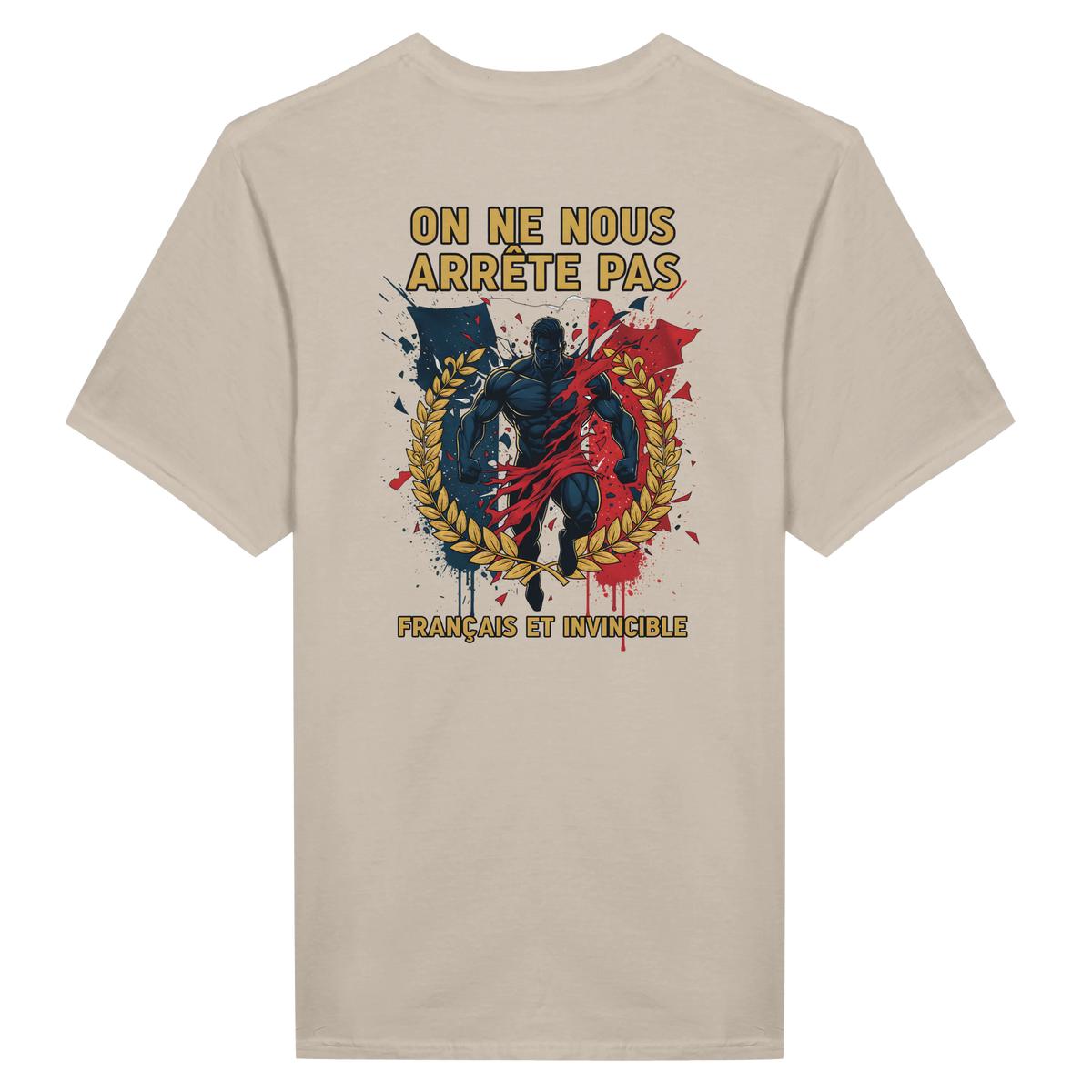 T-shirt Homme « On Nous Arrête Pas » - Classique Ras du Cou Gildan 64000