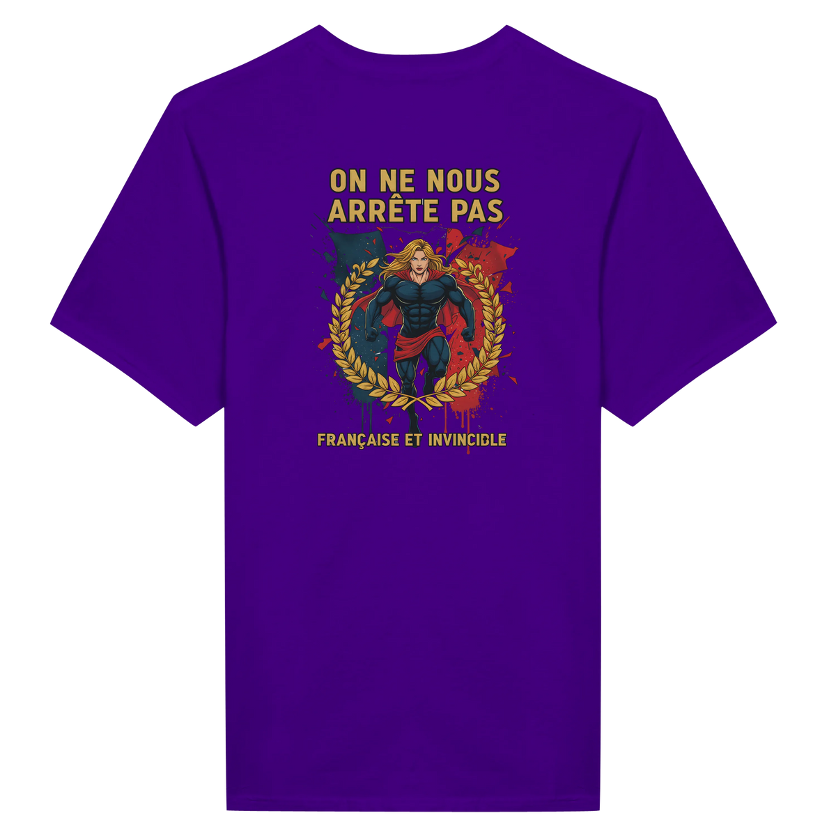T-shirt Femme 'On ne nous arrête pas' – Coton Doux Premium
