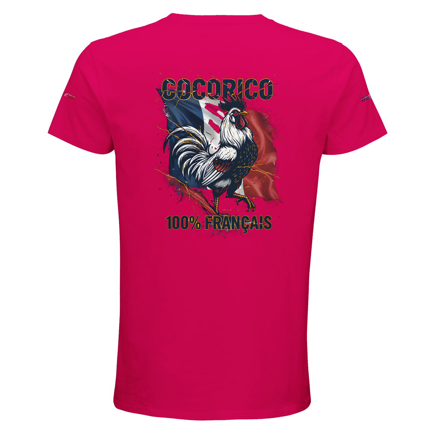 T-shirt Homme Cocorico - Coton Bio Premium à Col Rond