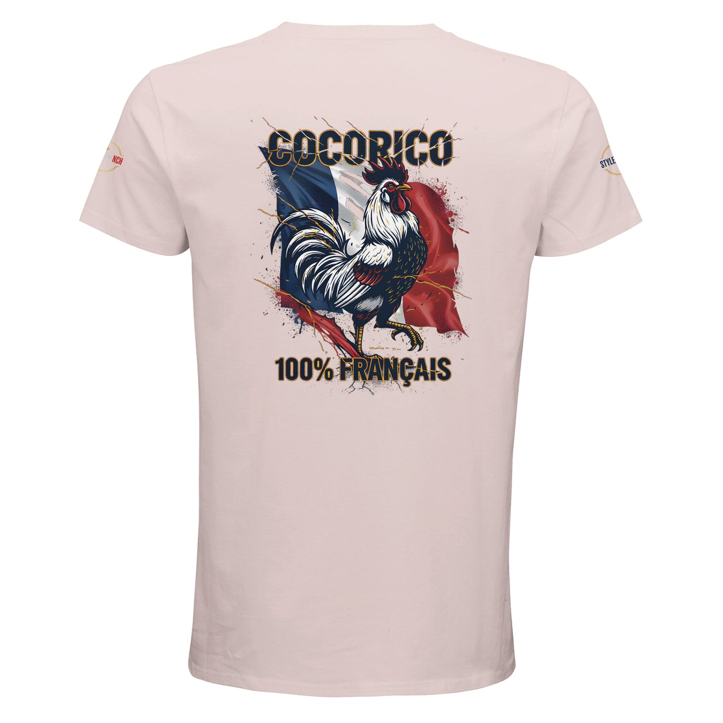 T-shirt Homme Cocorico - Coton Bio Premium à Col Rond