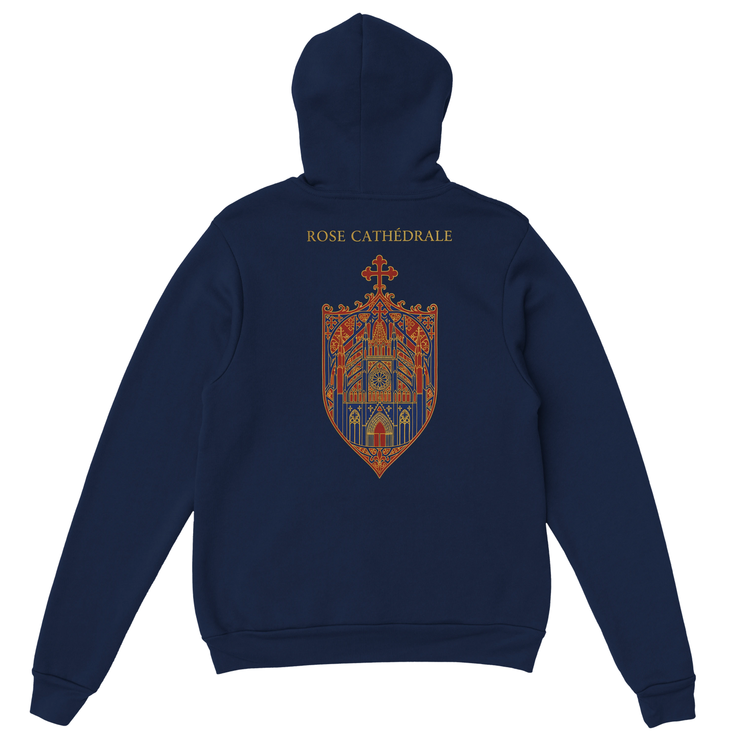 Sweat à capuche femme Rose Cathédrale – Confort Premium