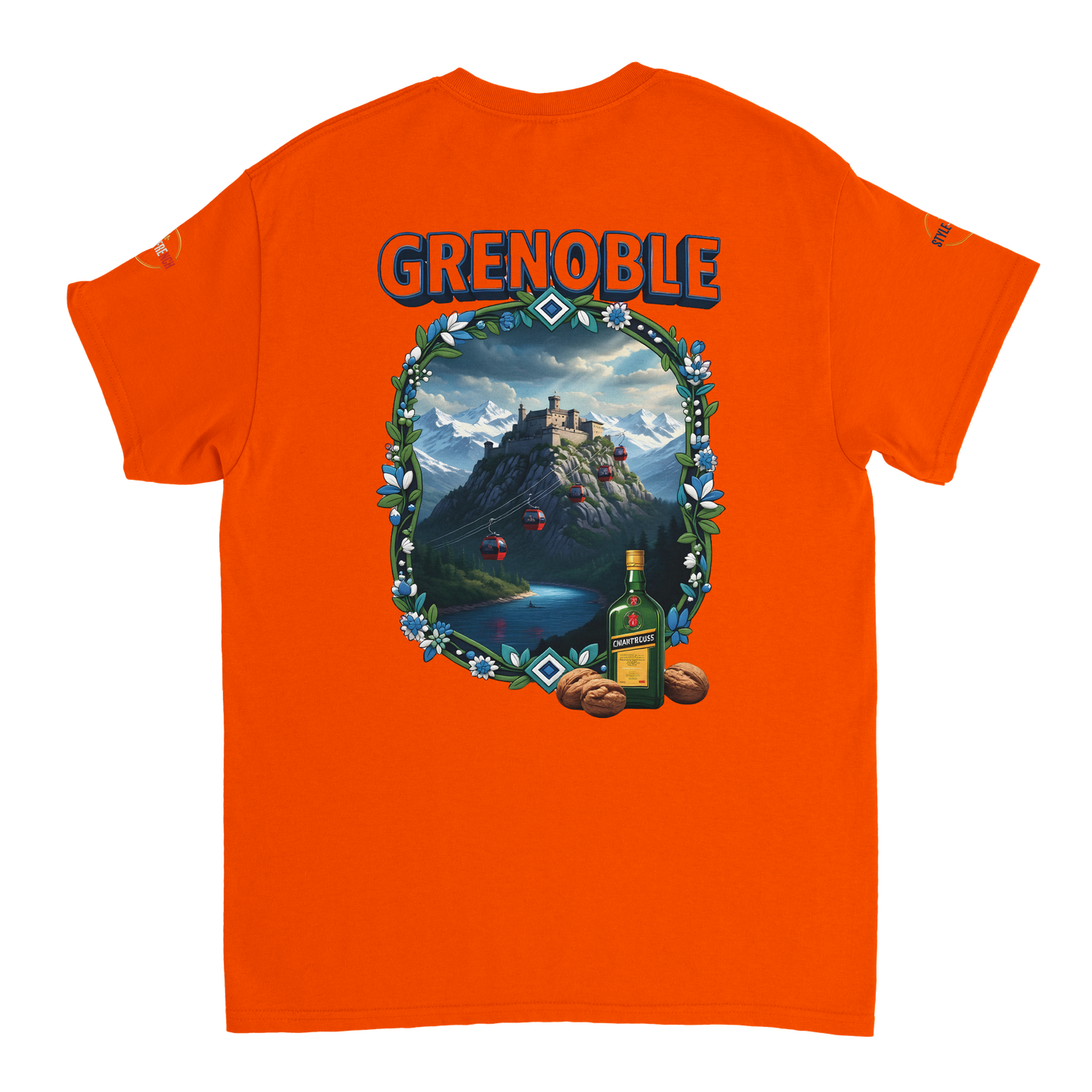 T-shirt Unisexe Grenoble - Ville de France - Coton Premium