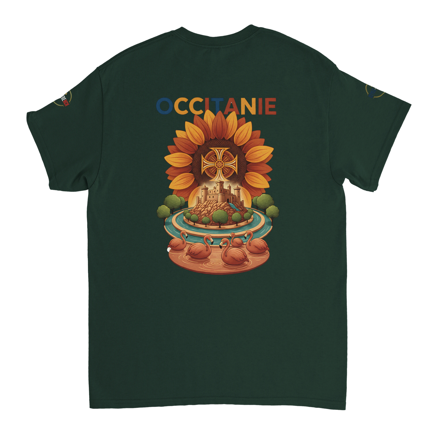 T-shirt Unisexe Occitanie – Coton Épais Premium