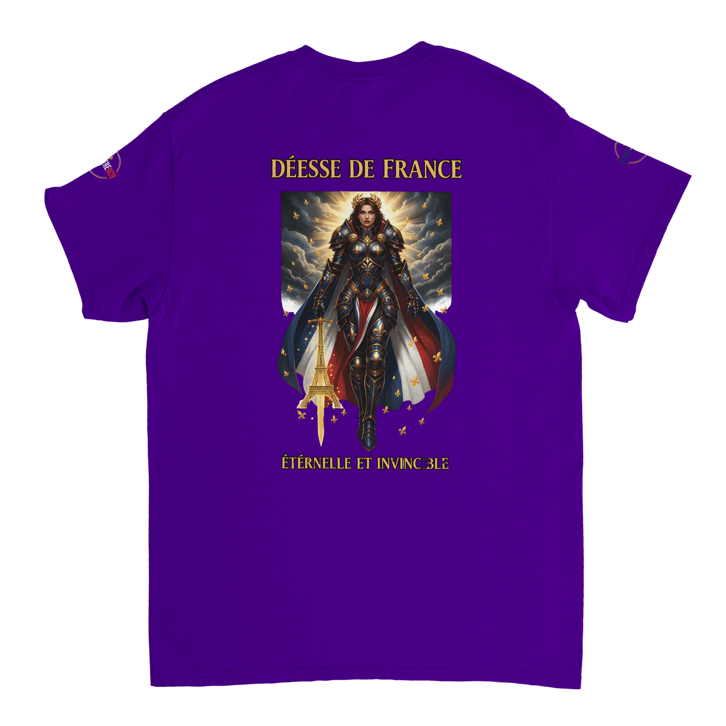 T-shirt Femme Déesse de France - Coton Épais à Coupe Classique