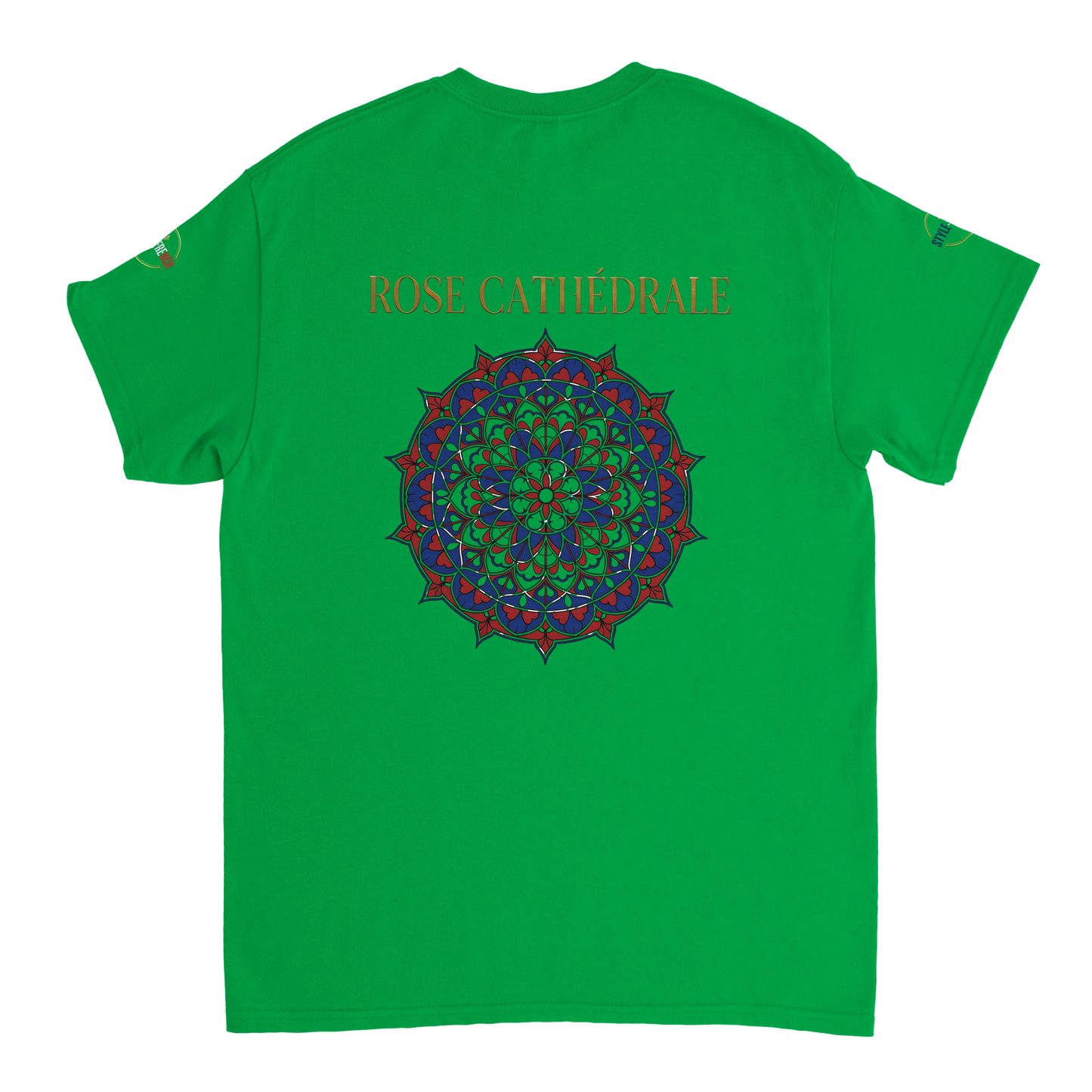 T-shirt Femme Rose Cathédrale – Coton Épais à Coupe Classique