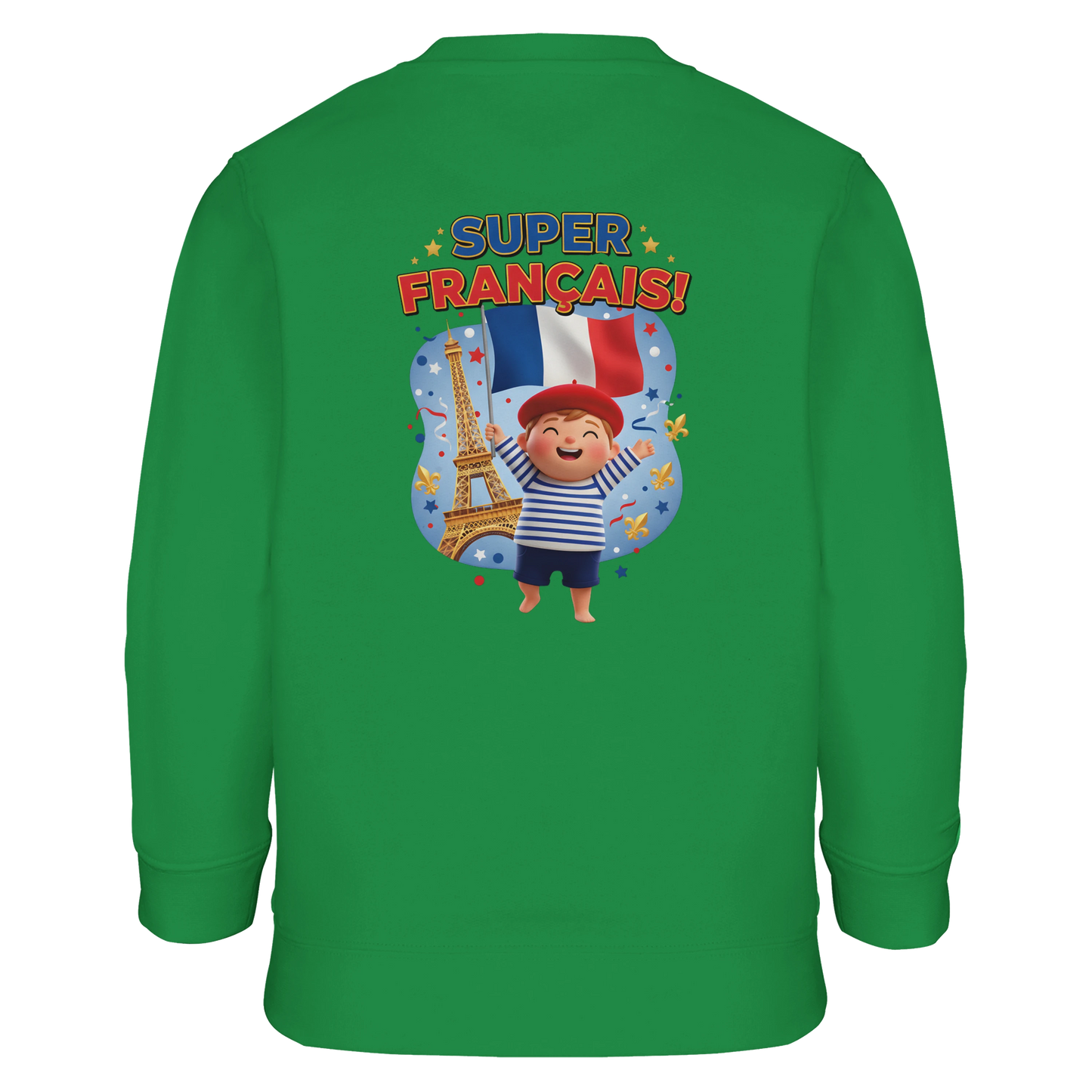 Sweat-shirt Enfant Éco-Responsable - Design Super Français
