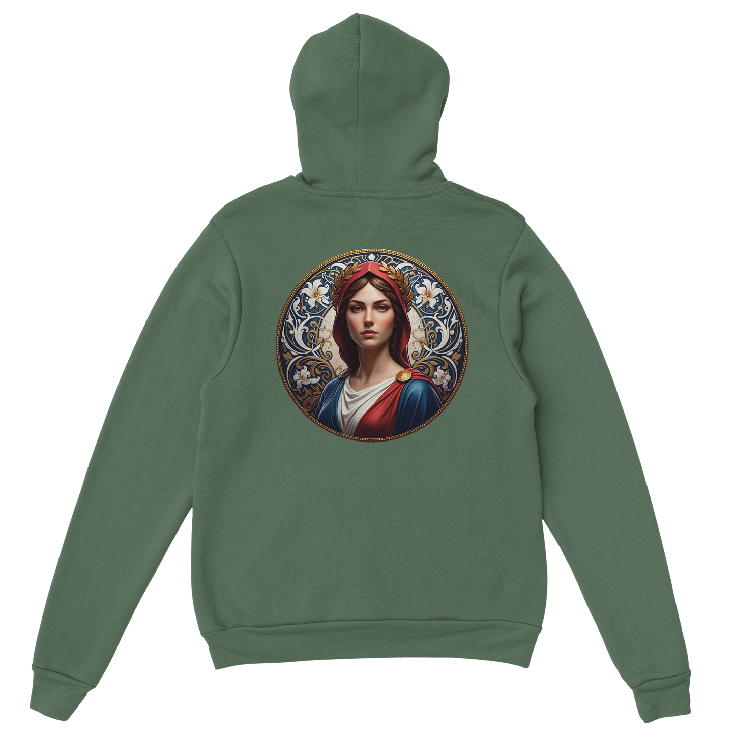 Sweat à capuche femme Marianne - Hoodie en coton et polyester