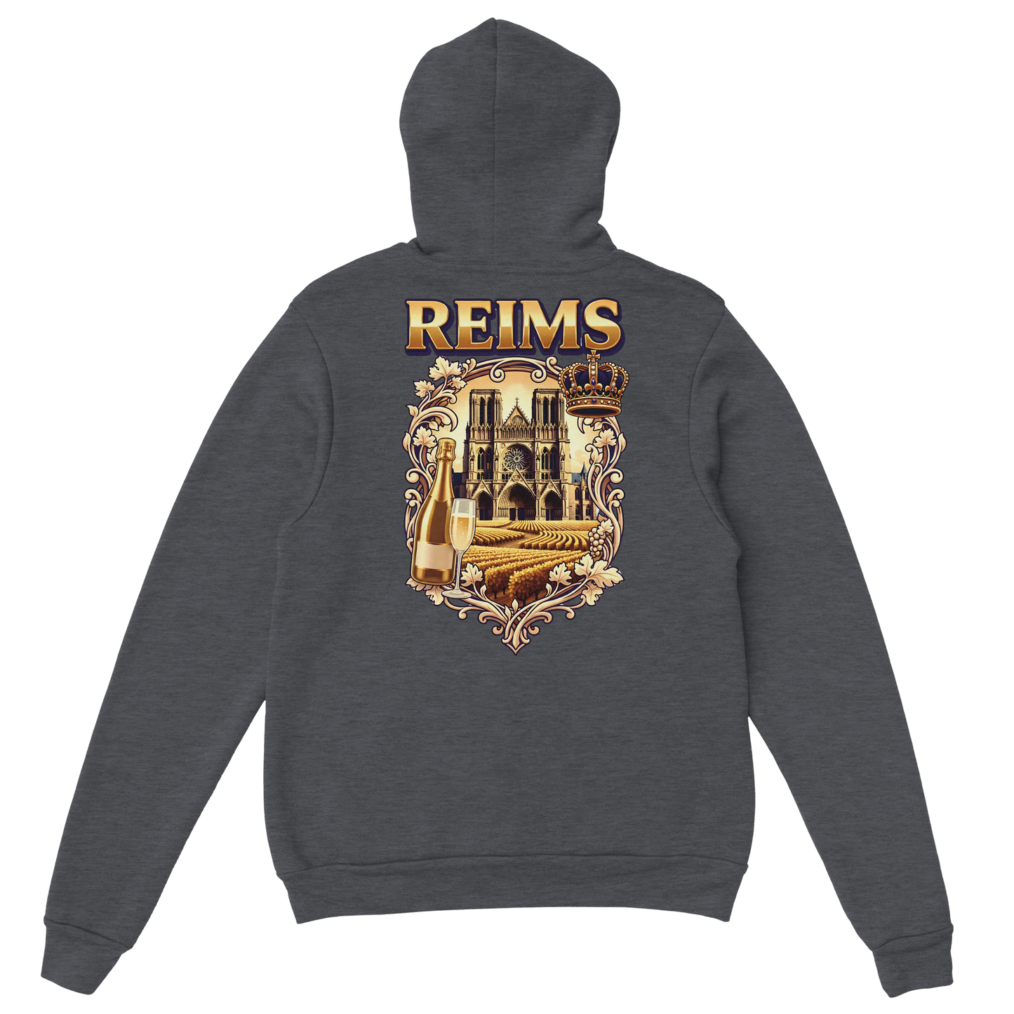 Sweat à capuche unisexe Reims - Confort premium avec conseils d'entretien