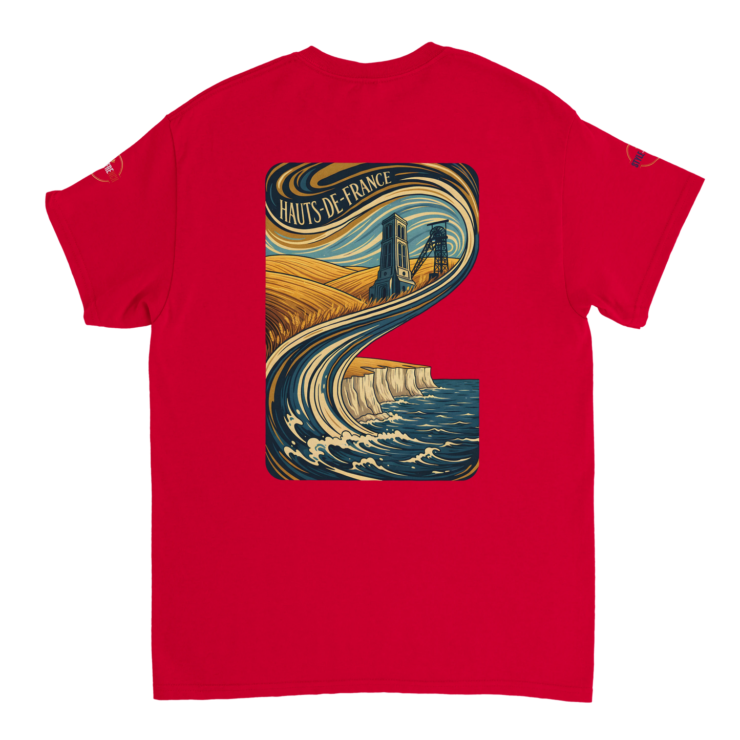 T-shirt Unisexe Haut de France - Coton Épais Premium